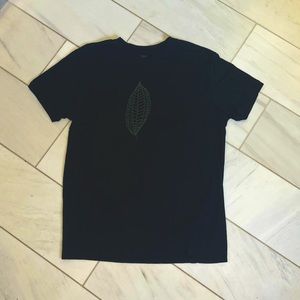 Icebreaker 100% merino wool black short sleeve top